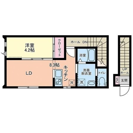 リヴェール南鍛冶町の物件間取画像